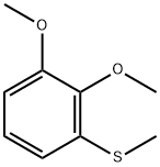 1,2-DIMETHOXY-3-(METHYLTHIO)BENZENE 结构式