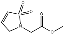2(3H)-ISOTHIAZOLACETIC ACID, METHYL ESTER, 1,1-DIOXIDE 结构式