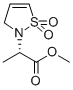 2(3H)-ISOTHIAZOLEACETIC ACID, ALPHA-METHYL-, METHYL ESTER, 1,1-DIOXIDE, (ALPHAS) 结构式