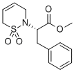 2H-1,2-THIAZINE-2-ACETIC ACID, 3,6-DIHYDRO-ALPHA-(PHENYLMETHYL)-, METHYL ESTER, 1,1-DIOXIDE, (ALPHAS) 结构式