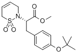 2H-1,2-THIAZINE-2-ACETIC ACID, ALPHA-[[4-(1,1-DIMETHYLETHOXY)PHENYL]METHYL]-3,6-DIHYDRO-, METHYL ESTER, 1,1-DIOXIDE, (ALPHAS) 结构式