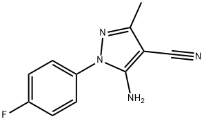 5-Amino-1-(4-fluorophenyl)-3-methyl-1H-pyrazole-4-carbonitrile