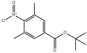 tert-butyl 3.5-dimethyl-4-nirtobenzoate 结构式
