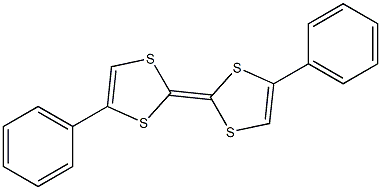 4,4′-二苯基四噻富瓦烯 结构式