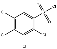 2,3,4,5-TETRACHLOROBENZENE-1-SULFONYL CHLORIDE 结构式