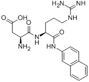 H-ASP-ARG-BETA-NA 结构式