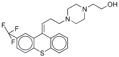 trans-(E)-Flupentixol Dihydrochloride 结构式