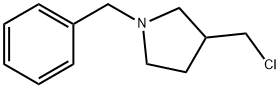 1-苄基-3-(氯甲基)吡咯烷 结构式
