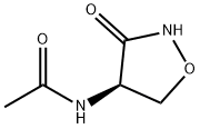 N-[(R)-3-Oxoisoxazolidin-4-yl]acetamide 结构式