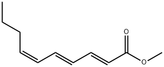 (2E,4E,6Z)-2,4,6-癸三烯酸甲酯 结构式