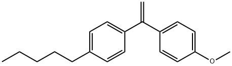 p-[1-(p-pentylphenyl)vinyl]anisole 结构式