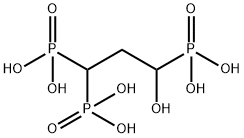 (3-hydroxypropan-1-yl-3-ylidene)trisphosphonic acid 结构式