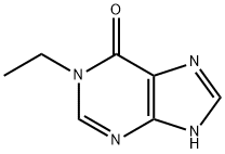 1-ethyl-7H-purin-6-one 结构式