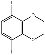 1,4 - 二碘-2,3 - 二甲氧基苯 结构式