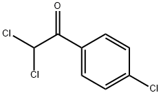 2,2-二氯-1-(4-氯苯基)乙酮 结构式