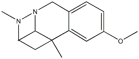 3,4,5,6-Tetrahydro-8-methoxy-3,6,11-trimethyl-1H-2,6-methano-2,3-benzodiazocine 结构式