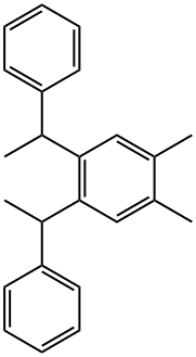 4,5-bis(1-phenylethyl)-o-xylene 结构式