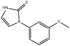 1-(3-甲氧基苯基)-1H-咪唑-2-硫醇 结构式