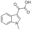 N-甲基-3-吲哚乙醛酸 结构式