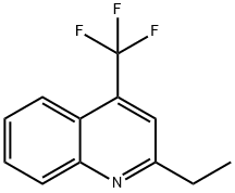 Quinoline, 2-ethyl-4-(trifluoromethyl)- (9CI) 结构式