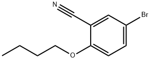 5-溴-2-丁氧基苯甲腈 结构式