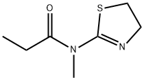 Propanamide,  N-(4,5-dihydro-2-thiazolyl)-N-methyl- 结构式