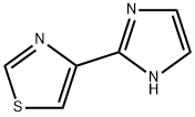 4-(1H-IMIDAZOL-2-YL)-THIAZOLE 结构式