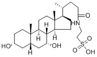 牛磺鹅去氧胆酸 结构式