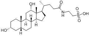 牛磺异熊去氧胆酸 结构式