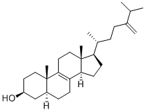 8(9), (5-ALPHA)-CHOLESTEN-24-METHYLENE-3-BETA-OL 结构式