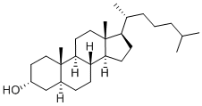 5-alpha-cholestan-3-alpha-ol 结构式