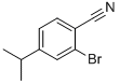 BENZONITRILE, 2-BROMO-4-(1-METHYLETHYL)- 结构式