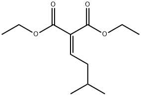 diethyl 2-(3-methylbutylidene)propanedioate 结构式