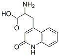 2-氨基-3-(1,2-二氢-2-氧喹啉-4-基)丙酸 结构式