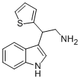 2-(1H-INDOL-3-YL)-2-THIEN-2-YLETHANAMINE 结构式