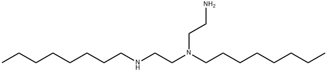 N-(2-aminoethyl)-N,N'-dioctylethylenediamine 结构式