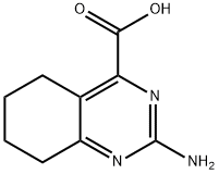 2-amino-5,6,7,8-tetrahydro-4-quinazolinecarboxylic acid(SALTDATA: 0.1NaCl) 结构式
