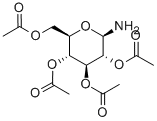 BETA-D-吡喃葡萄糖基胺 2,3,4,6-四乙酸酯 结构式