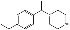 Piperazine, 1-[1-(4-ethylphenyl)ethyl]- (9CI) 结构式