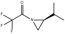 Aziridine, 2-(1-methylethyl)-1-(trifluoroacetyl)-, (2S)- (9CI) 结构式