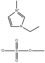 1-乙基-3-甲基咪唑硫酸甲酯盐 结构式