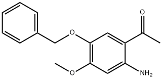 1-(2-氨基-5-(苄氧基)-4-甲氧苯基)乙酮 结构式