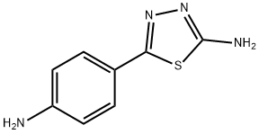 1,3,4-Thiadiazol-2-aMine, 5-(4-aMinophenyl)- 结构式
