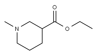 1-甲基-3-哌啶甲酸乙酯 结构式