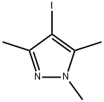 4-碘-1,3,5-三甲基-吡唑 结构式
