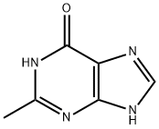 2-甲基-7H-嘌呤-6-醇 结构式