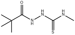 2,2-dimethyl-2'-[(methylamino)thioxomethyl]propionohydrazide 结构式