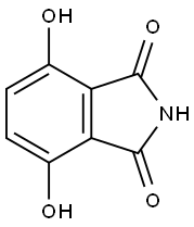 3,6-二羟基苯二甲酰亚胺 结构式