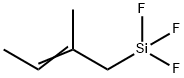 Trifluoro(2-methyl-2-butenyl)silane 结构式