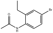 4-溴-2-乙基乙酰苯胺 结构式